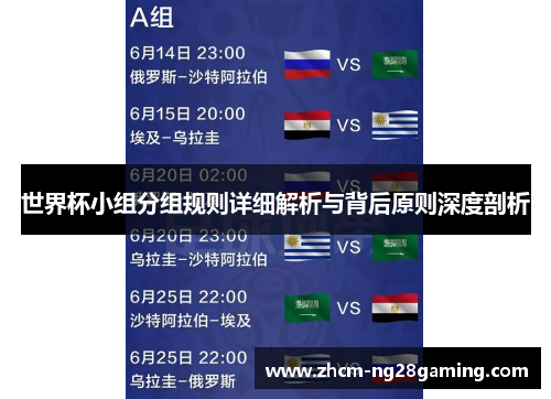 世界杯小组分组规则详细解析与背后原则深度剖析