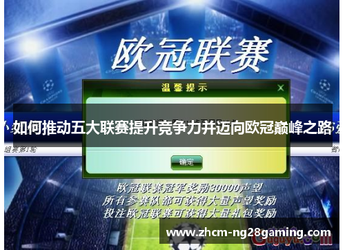 如何推动五大联赛提升竞争力并迈向欧冠巅峰之路
